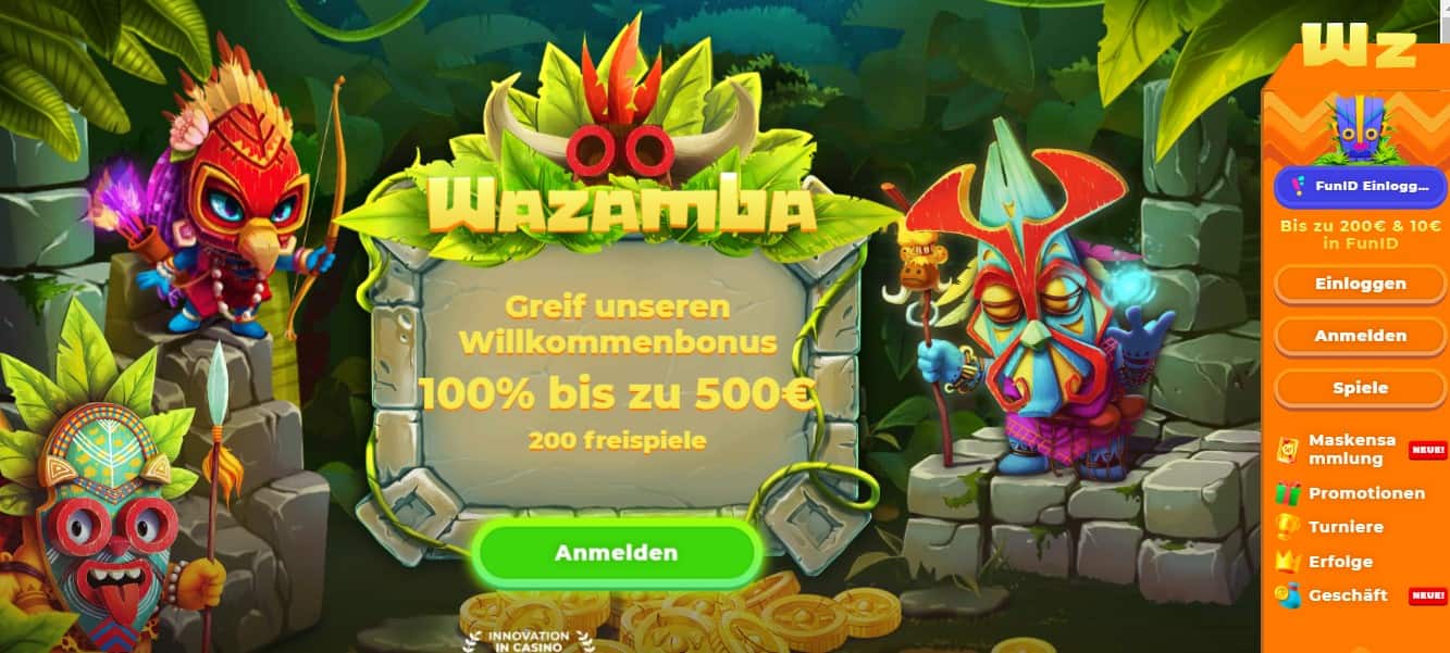Wazamba Casino Bonus