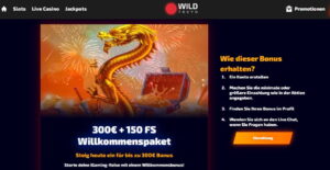 Wild Tokyo Casino Willkommensbonus
